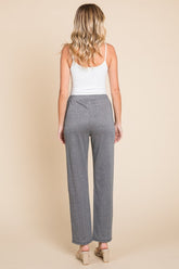 Culture Code Pintuck Slim Fit Pants - Elegant & Versatile Wardrobe Essential